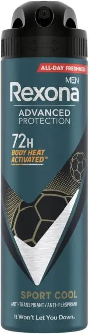 Rexona Men Advanced Protection Sport Cool Дезодорант против изпотяване за мъже 150 мл