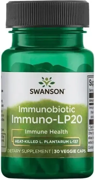 Swanson Immunobiotic Immuno-LP20 Имунобиотик Имуно-ЛП20 50 мг х 30 капсули