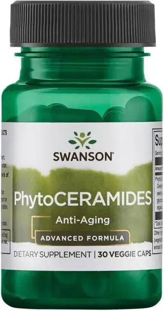 Swanson Advanced PhytoCERAMIDES Фито Серамиди 30 мг х 30 капсули