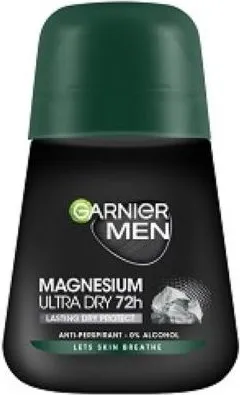 Garnier Men Magnesium Ultra Dry 72h Рол-он дезодорант против изпотяване за мъже 50 мл