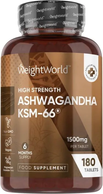 Weight World Ашваганда х 180 таблетки