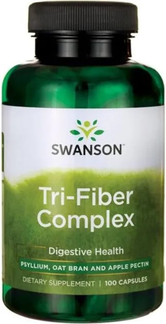 Swanson Tri-Fiber Complex Комплекс 3 фибри х 100 капсули