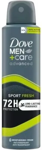 Dove Men+Care Advanced Sport Fresh Дезодорант спрей против изпотяване за мъже 150 мл