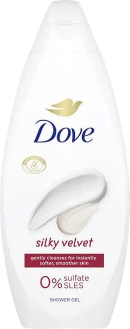 Dove Silky Velvet Хидратиращ душ гел 450 мл