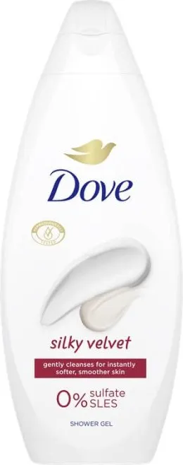 Dove Silky Velvet Хидратиращ душ гел 250 мл