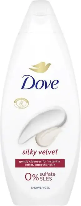 Dove Silky Velvet Хидратиращ душ гел 450 мл