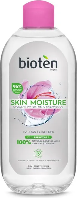 Bioten Skin Moisture Мицеларна вода за суха чувствителна кожа 400 мл