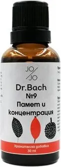 Капки на Dr. Bach №9 Памет и концентрация 30 мл Jo and Jo