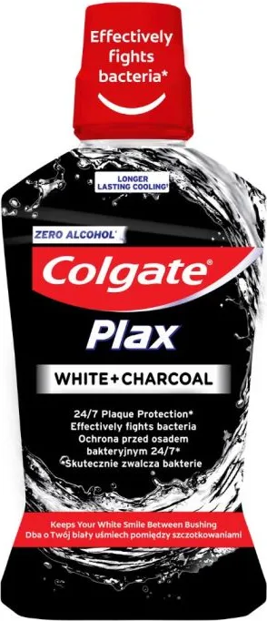 Colgate Plax Charcoal Вода за уста с екстракт от въглен 500 мл