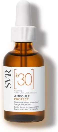 SVR [SPF30] Ampoule Protect Концентрат за защита в града с действие против бръчки и кафяви петна 30 мл