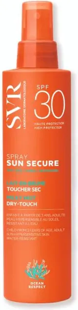SVR Sun Secure Dry-touch Слънцезащитен спрей SPF30 200 мл