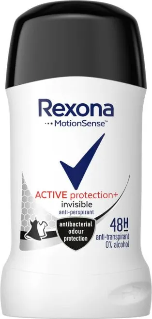 Rexona Active Protection + Invisible Стик против изпотяване за жени 40 мл