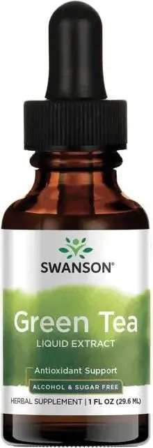 Swanson Green Tea Liquid Extract Течен екстракт от зелен чай 29,6 мл