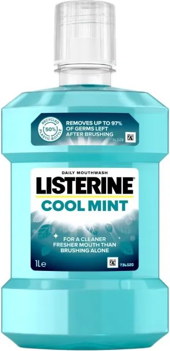 Listerine Cool Mint Вода за уста за ежедневна употреба 1 л