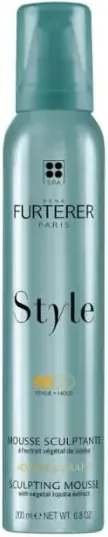 Rene Furterer Style Пяна за коса за обем и фиксация с екстракт от жожоба 200 мл