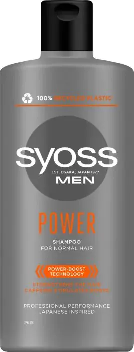Syoss Men Power Шампоан за мъже за нормална коса 440 мл