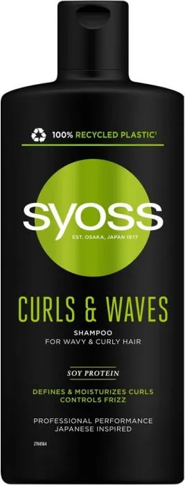 Syoss Curls & Waves Шампоан за къдрава и чуплива коса 440 мл