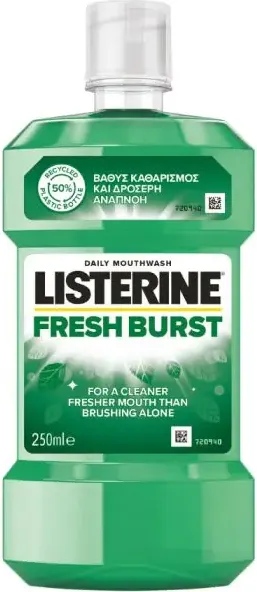 Listerine Fresh Burst Вода за уста 250 мл