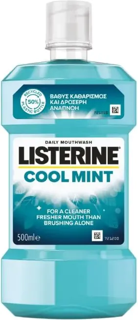 Listerine Cool Mint Вода за уста за ежедневна употреба 500 мл