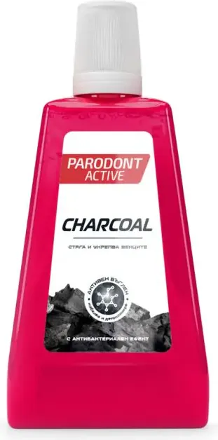 Parodont Active Charcoal Вода за уста с активен въглен 300 мл