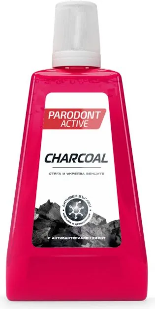 Parodont Active Charcoal Вода за уста с активен въглен 500 мл