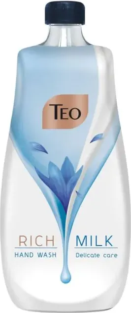 Teo Rich Milk Delicate Care Хидратиращ течен сапун с глицерин - пълнител 800 мл