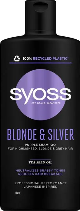 Syoss Blonde & Silver Шампоан за руса и сива коса 440 мл