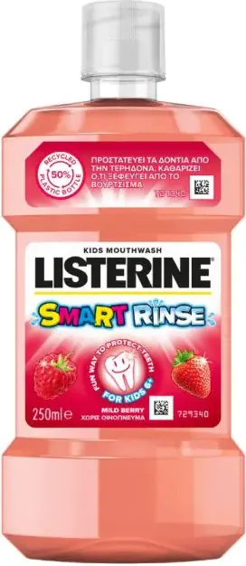 Listerine Smart Rinse Вода за уста за деца 6+ 250 мл