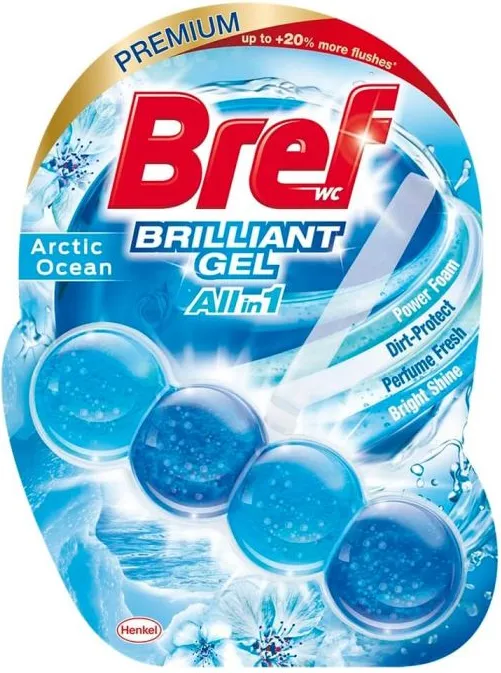 Bref Premium Briliant Gel Arctic Ocean All in 1 Ароматизатор за тоалетна 1 х 42 гр