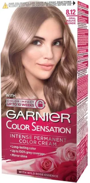 Garnier Color Sensation Трайна боя за коса, 8.12 Opal Mauve Blond