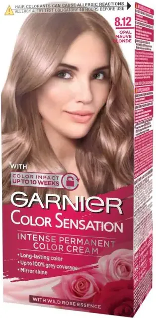 Garnier Color Sensation Трайна боя за коса, 8.12 Opal Mauve Blond