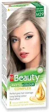 MM Beauty Phyto Colour Трайна фито боя за коса, М29 Много светъл пепеливо рус