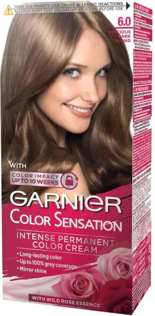 Garnier Color Sensation Трайна боя за коса, 6.0 Precious Dark Blond