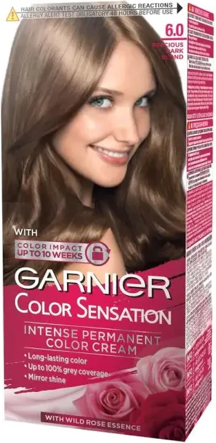 Garnier Color Sensation Трайна боя за коса, 6.0 Precious Dark Blond