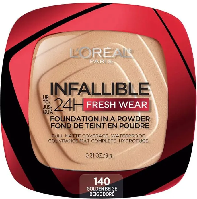 L’Oreal Infallible Fresh Wear Компактна пудра за лице 140 Golden Beidge