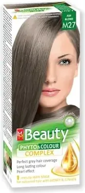 MM Beauty Phyto Colour Трайна фито боя за коса, М27 Пепеливо рус