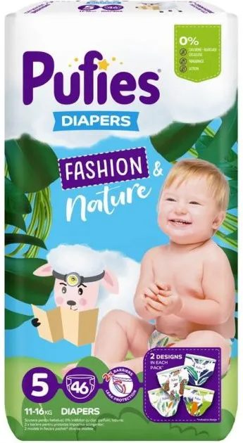 Пелени Pufies Fashion & Nature 5 Junior 46 бр