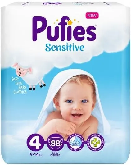 Пелени Pufies Sensitive 4 Maxi 88 бр