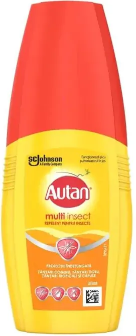Autan Multi Insect Репелент лосион срещу насекоми 100 мл SC Johnson