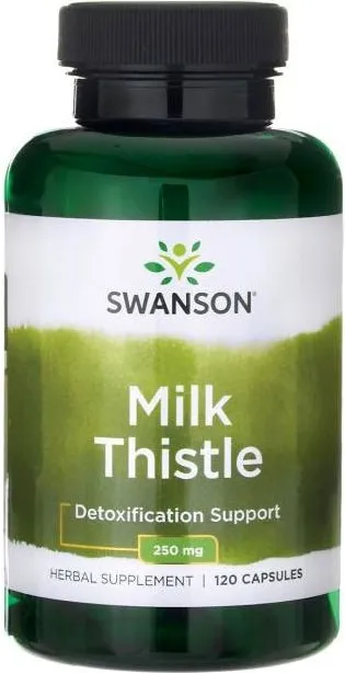 Swanson Milk Thistle Бял трън 500 мг х120 капсули