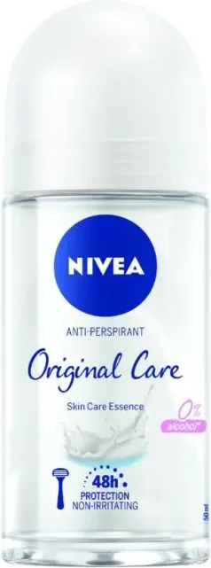 Nivea Original Care Дезодорант рол-он против изпотяване за жени 50 мл