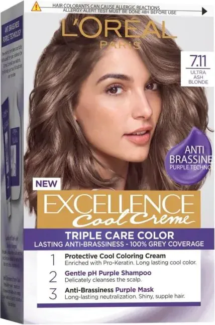 L’Oreal Excellence Cool Creme Боя за коса 7.11 Ultra Ash Blonde