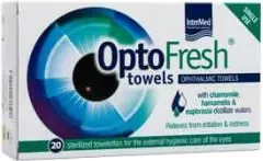 Optofresh Towels Кърпички за очи 20 бр