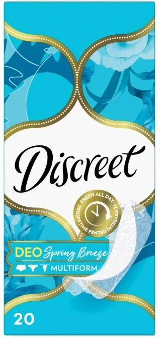 Discreet Deo Spring Breeze Ежедневни дамски превръзки морски бриз 20 бр