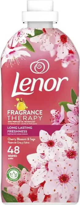 Lenor Fragrance Therapy Cherry Blossom & Sage Омекотител за пране 1200 мл