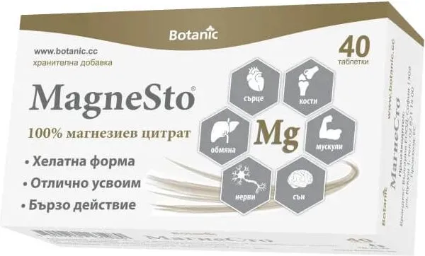 Botanic MagneSto МагнеСто х 40 таблетки