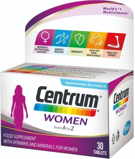 Centrum Women A-Z Витамини и минерали за жени х30 таблетки Pfizer