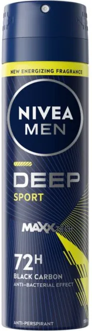 Nivea Men Deep Sport Дезодорант против изпотяване за мъже 150 мл