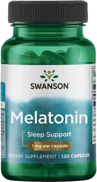 Swanson Melatonin Мелатонин 1 мг 120 капсули