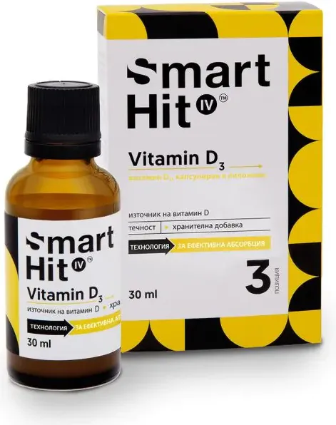 Smart Hit IV Витамин D3 30 мл Valentis